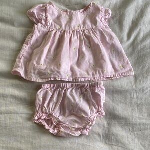 Old Navy floral baby set